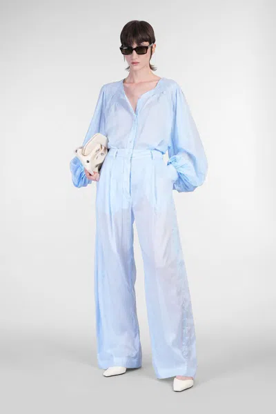 The Latest Billie 3111 Pants In Cyan Cotton