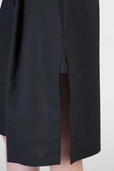 The Latest Wide Black Brenda Bermuda Shorts