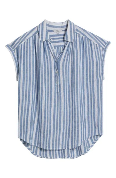 Rails Tuscany Stripe Cap Sleeve Popover Top