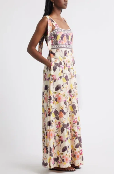 Treasure & Bond Linen Blend Maxi Sundress