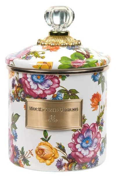 Mackenzie-childs Mackenzie Childs Flower Market Enameled Steel Small Canister