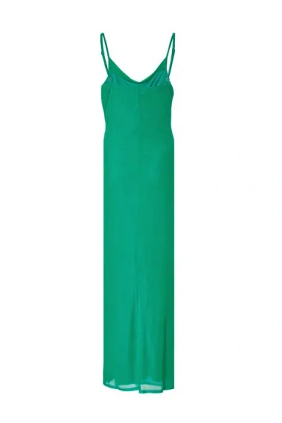 Quiz Mesh Cowl Neck Maxi Dress