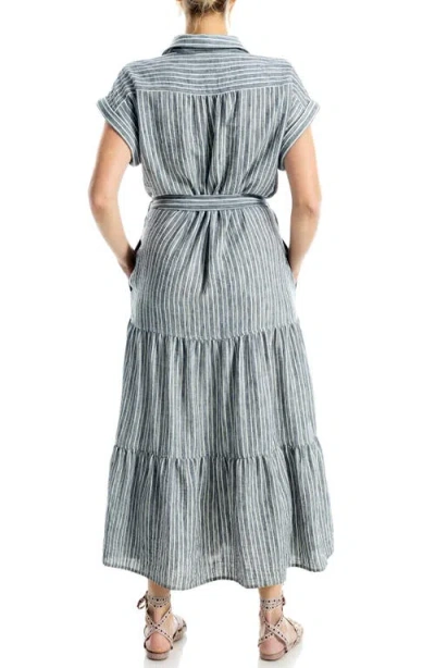 Max Studio Cap Sleeve Maxi Shirtdress
