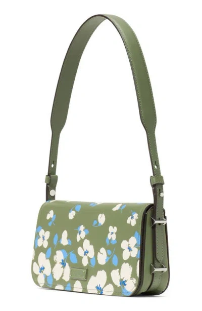 Kate Spade New York Liv Painterly Bouquet Embossed Leather Shoulder Bag
