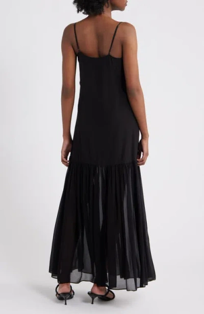 Rails Chandra Sleeveless Ruffle Hem Maxi Dress