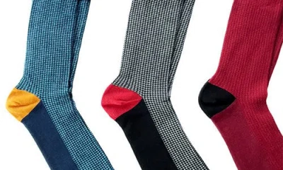 Unsimply Stitched Assorted 3-pack Crew Socks