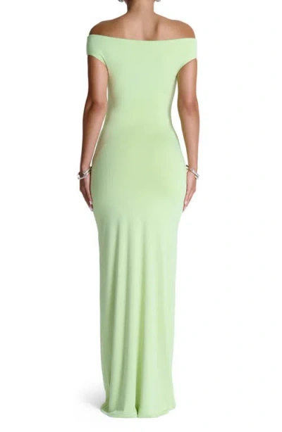 Naked Wardrobe Off The Shoulder Maxi Dress