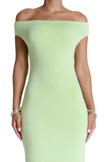 Naked Wardrobe Off The Shoulder Maxi Dress