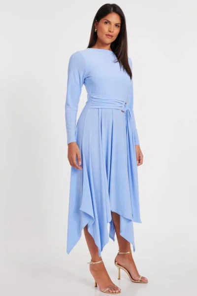 Quiz Soft Touch Maxi Dress With Hanky Hem