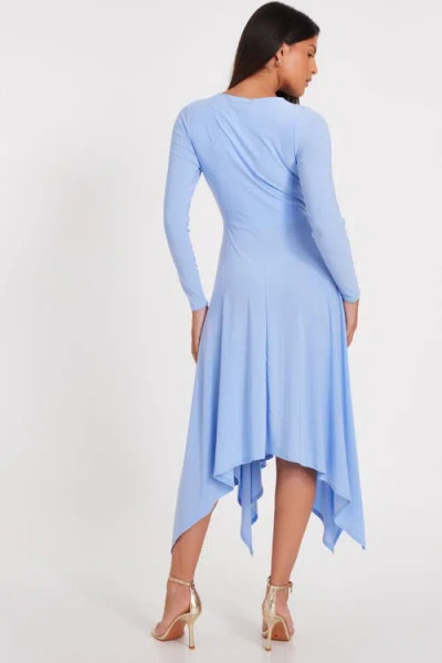 Quiz Soft Touch Maxi Dress With Hanky Hem