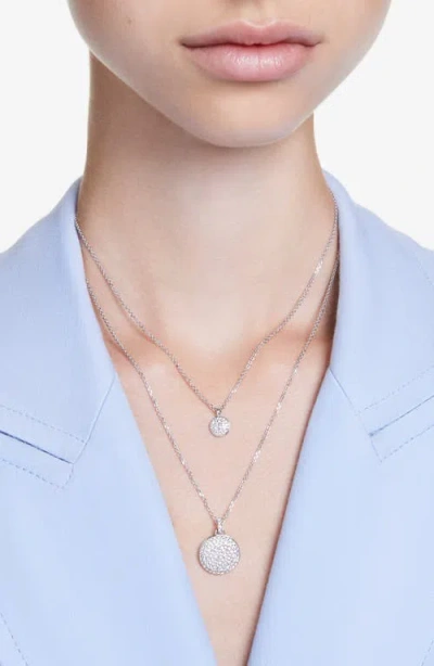 Swarovski Sublima Crystal Pendant Layered Necklace