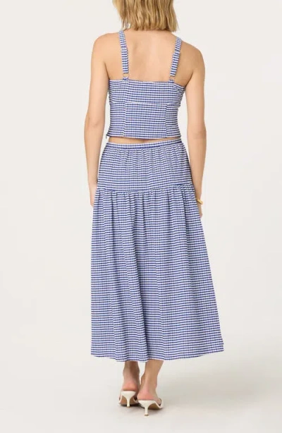 Astr The Label Drop Waist Cotton Blend Skirt