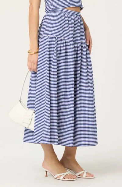 Astr The Label Drop Waist Cotton Blend Skirt