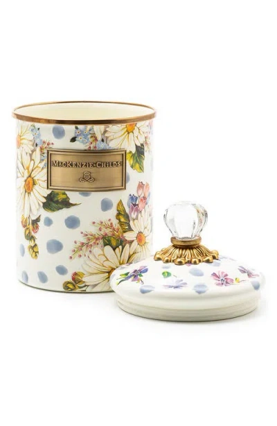 Mackenzie-childs Mackenzie Childs Wildflowers Medium Enamel Canister