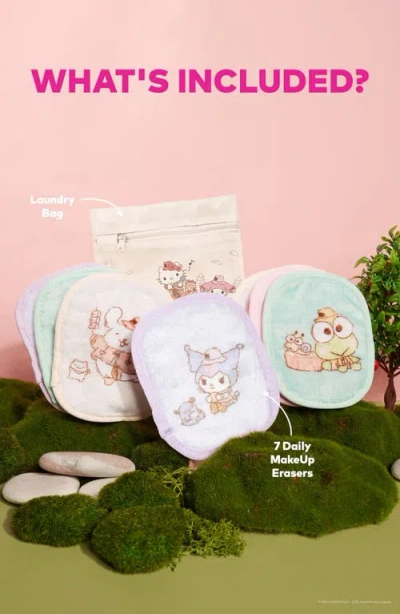The Original Makeup Eraser X Hello Kitty Camping 7-day Makeup Eraser Set