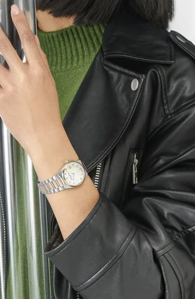 Frederique Constant Women's Swiss Highlife Diamond (0.04 Ct. T.w.) Two-tone Stainless Steel Bracelet Watch 31mm