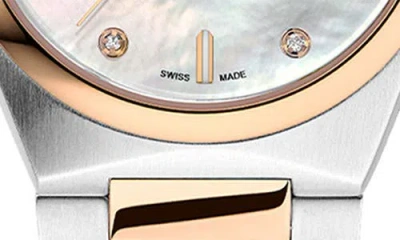Frederique Constant Women's Swiss Highlife Diamond (0.04 Ct. T.w.) Two-tone Stainless Steel Bracelet Watch 31mm
