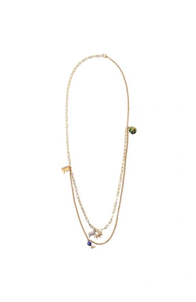 Burberry Charm Double Layer Necklace