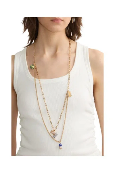 Burberry Charm Double Layer Necklace