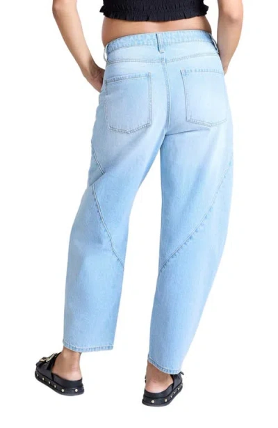 Motherhood Maternity Under The Belly Barrel Leg Maternity Jeans