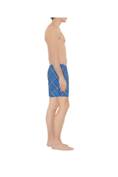 Burberry Check Drawcord Elastic Waist Swim Shorts