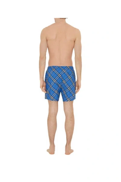 Burberry Check Drawcord Elastic Waist Swim Shorts