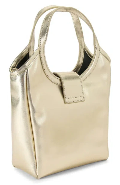 Kurt Geiger London Small Chelsea Metallic Leather Tote