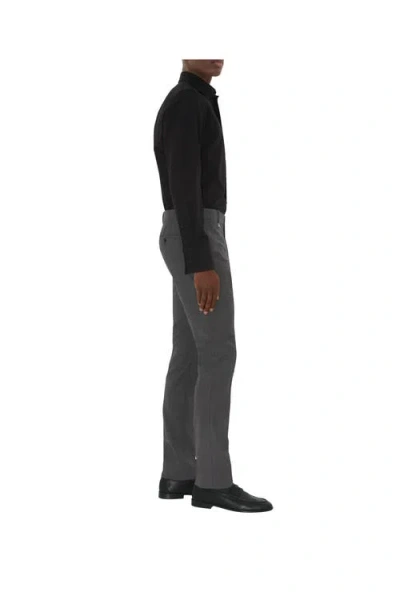 Burberry Wool Tailored Trousers In Brown