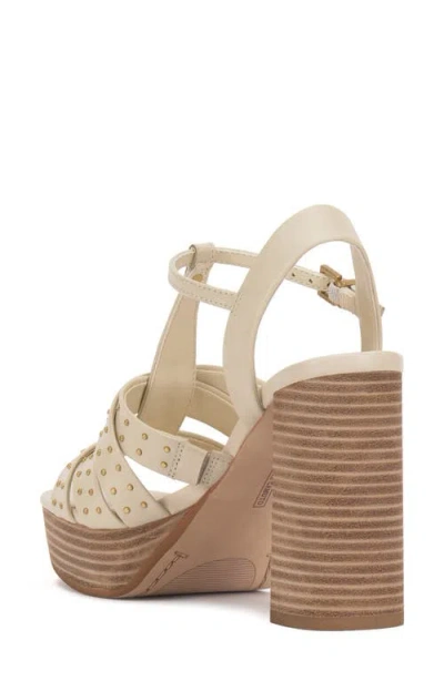 Vince Camuto Palton Slingback Platform Sandal In Neutral