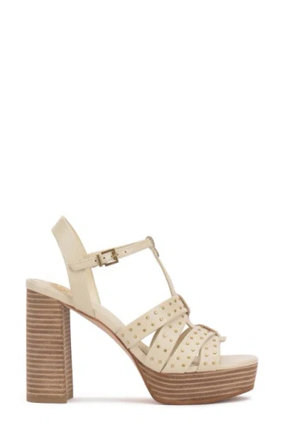 Vince Camuto Palton Slingback Platform Sandal In Neutral