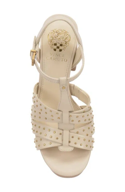 Vince Camuto Palton Slingback Platform Sandal In Neutral