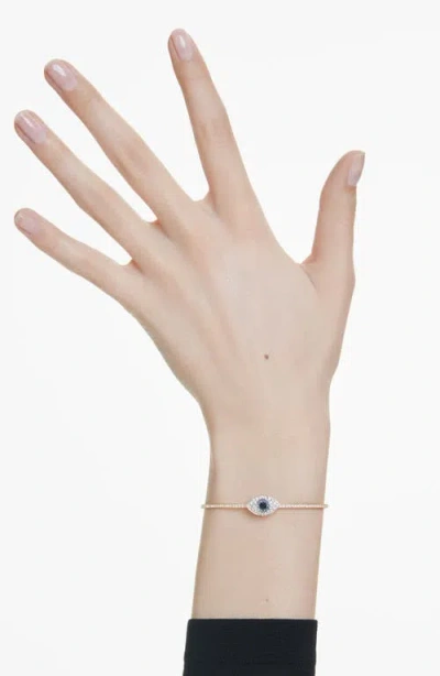 Swarovski Symbolica Soft Bangle Gold Shiny Blue