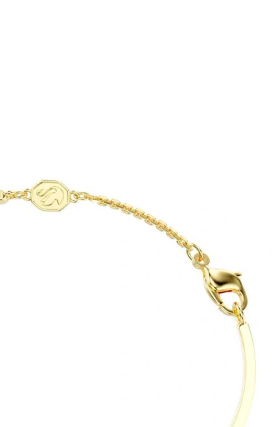 Swarovski Symbolica Soft Bangle Gold Shiny Blue