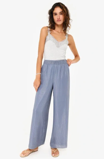 Cami Nyc Medina Wide Leg Metallic Chiffon Pants
