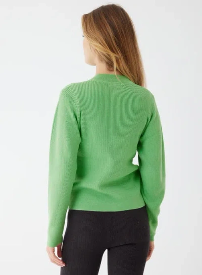 Majestic Filatures Compact Merino Mini Rib Long Sleeve Crewneck Cardigan
