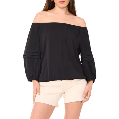 VINCE CAMUTO VINCE CAMUTO PLEAT SLEEVE OFF THE SHOULDER TOP 