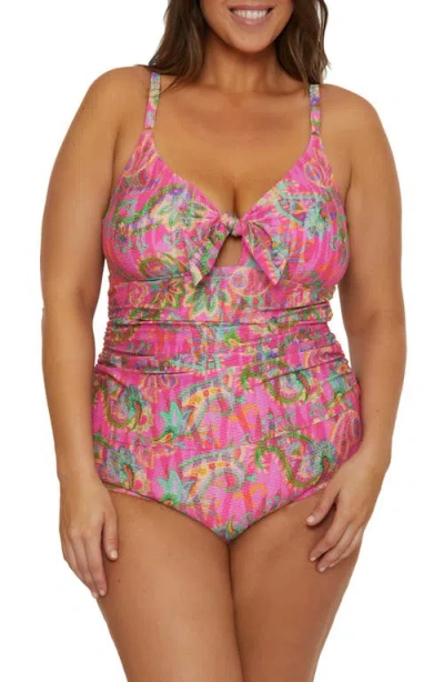 Becca Etc . Polynesia Tankini Top