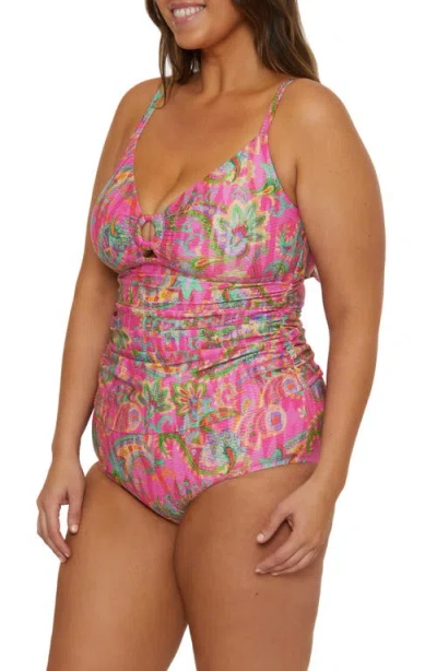 Becca Etc . Polynesia Tankini Top