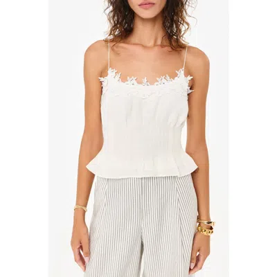 Cami Nyc Sanika Peplum Linen Camisole
