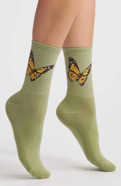 Casa Clara Mariposa Butterfly Crew Socks