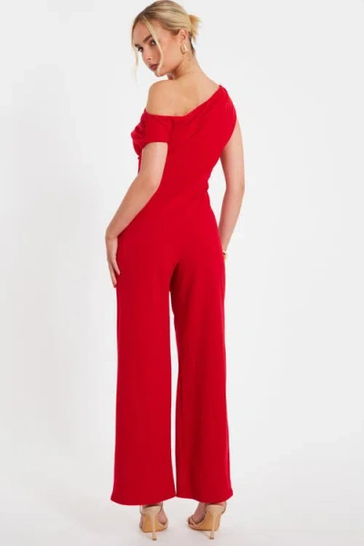 Quiz Scuba Crepe Cap Sleeve Jumpsuit