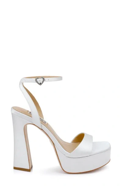 Badgley Mischka Collection Caia Ankle Strap Platform Sandal