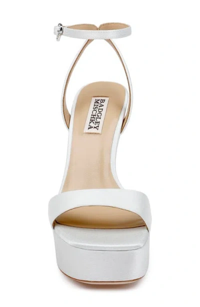 Badgley Mischka Collection Caia Ankle Strap Platform Sandal