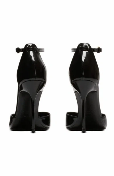 Balmain Sync Patent Leather Chain T-strap Pumps