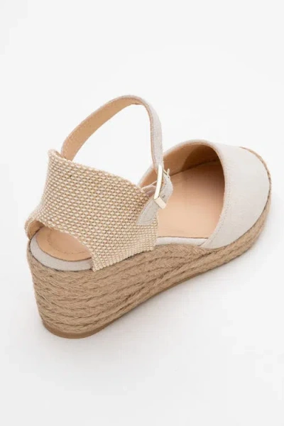 Forever & Always Shoes Aldea Leather Platform Espadrille