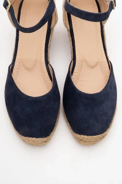 Forever & Always Shoes Aldea Leather Platform Espadrille