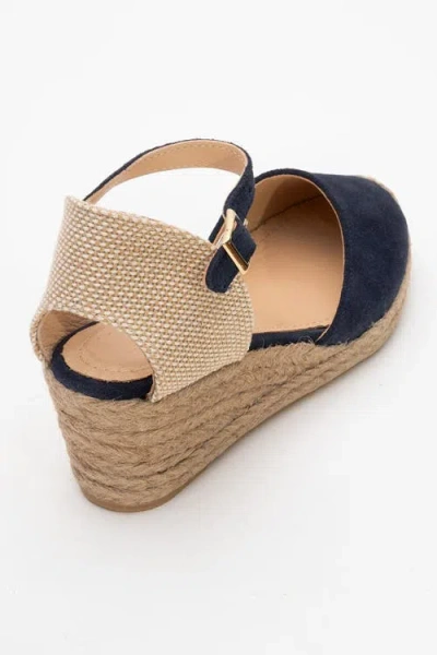 Forever & Always Shoes Aldea Leather Platform Espadrille