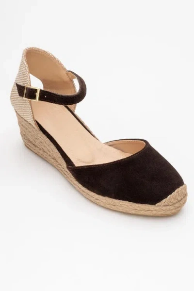 Forever & Always Shoes Aldea Leather Platform Espadrille