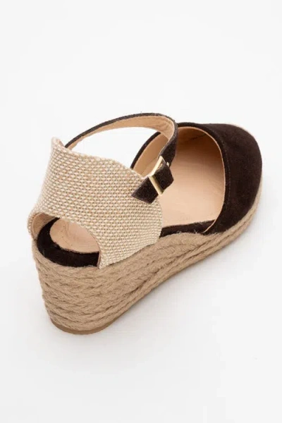 Forever & Always Shoes Aldea Leather Platform Espadrille