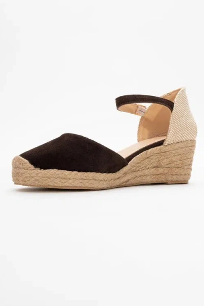 Forever & Always Shoes Aldea Leather Platform Espadrille